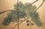Goldenrod 1960s Shōwa Era Japanese Byobu Screen, "Pine Tree Branch" For Sale - Image 8 of 17