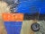 Blue Signed Bustamonte Original 50" Abstract Painting on Canvas For Sale - Image 8 of 17