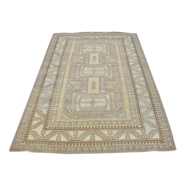Small Oushak Turkish Carpet For Sale