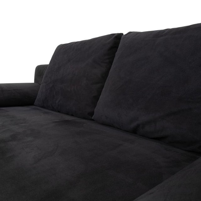 1600 Two-Seater Sofa in Black Fabric from Rolf Benz For Sale - Image 6 of 15
