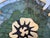 Salvador Teran Mid 20th Century Salvador Teran Brass and Glass Tile Bowl For Sale - Image 4 of 6