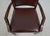 Brown Set of 4 Theodore Alexander Leather & Mahogany Armchairs For Sale - Image 8 of 12