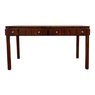 1970s Executive Rosewood Desk by Thomas O’Brien For Sale