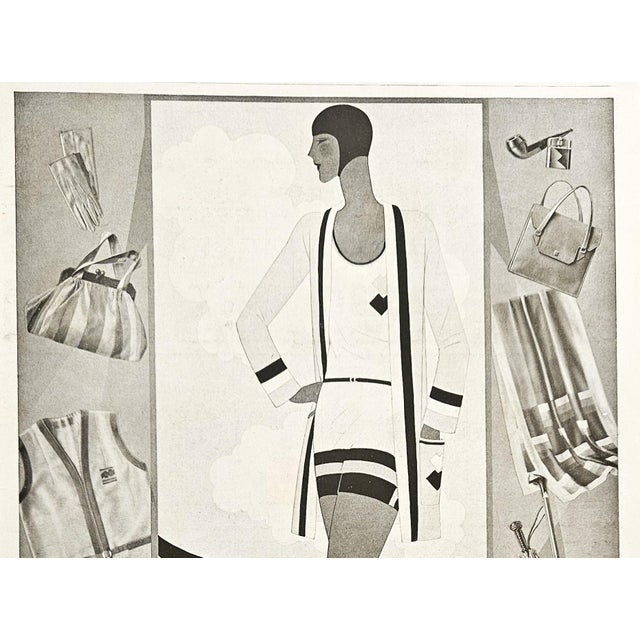 VERY RARE FIND! This is a hard to find Hermès vintage French advertisement print. It dates to 1928 and originally appeared...