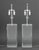 Pair of Modern Clear Acrylic and Chrome Table Lamps. Taller: 28.75" H x 6.75" W x 4" D. Provenance: From a 500 Park Avenue...