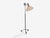 Mid-Century Modern 1950s Swedish Modern Forged Iron, Fabric, Brass Floor Lamp For Sale - Image 3 of 11