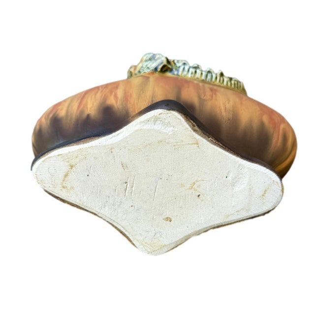 Brown Art Nouveau Ceramic Stoneware Vase attributed to Gilbert Méténier, 1920s For Sale - Image 8 of 11