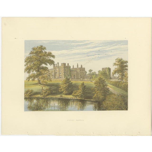 Victorian Country House Views, 1850, Set of 6 For Sale - Image 5 of 9