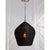 Rattan, contrasted by gold hardware, is striking on the Georgian pendant. Perfect for an eclectic abode or modern digs,...