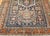 19th Century Heriz Karajeh Rug, Hand-Knotted Wool, Geometric Pattern, Blue & Green, 4x5 For Sale - Image 11 of 16