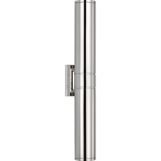 Chapman & Myers for Visual Comfort Signature Provo 28" Canister Light in Polished Nickel For Sale