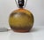 French Orange Pottery Orb Table Lamp in the style of Jean Besnard, 1930s For Sale - Image 4 of 8