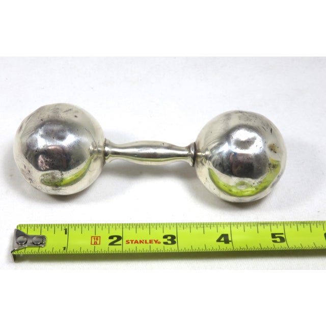 1970s Vintage Oversize Tiffany & Co. Sterling Silver Baby Rattle Chairish