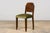 Wood Set of 6 French Art Deco Walnut Dining Chairs in Olive Green Velvet, 1930s For Sale - Image 7 of 18