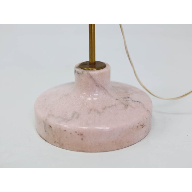 Adjustable LT3 Alzabile Floor Lamp in Portugal Pink Marble by Ignazio Gardella for Azucena, Italy, 1949 For Sale - Image 9 of 10