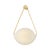 Modern Hudson Valley Lighting Blaina 10.5 in. 1 Light Wall Sconce in Aged Brass Finish For Sale - Image 3 of 11