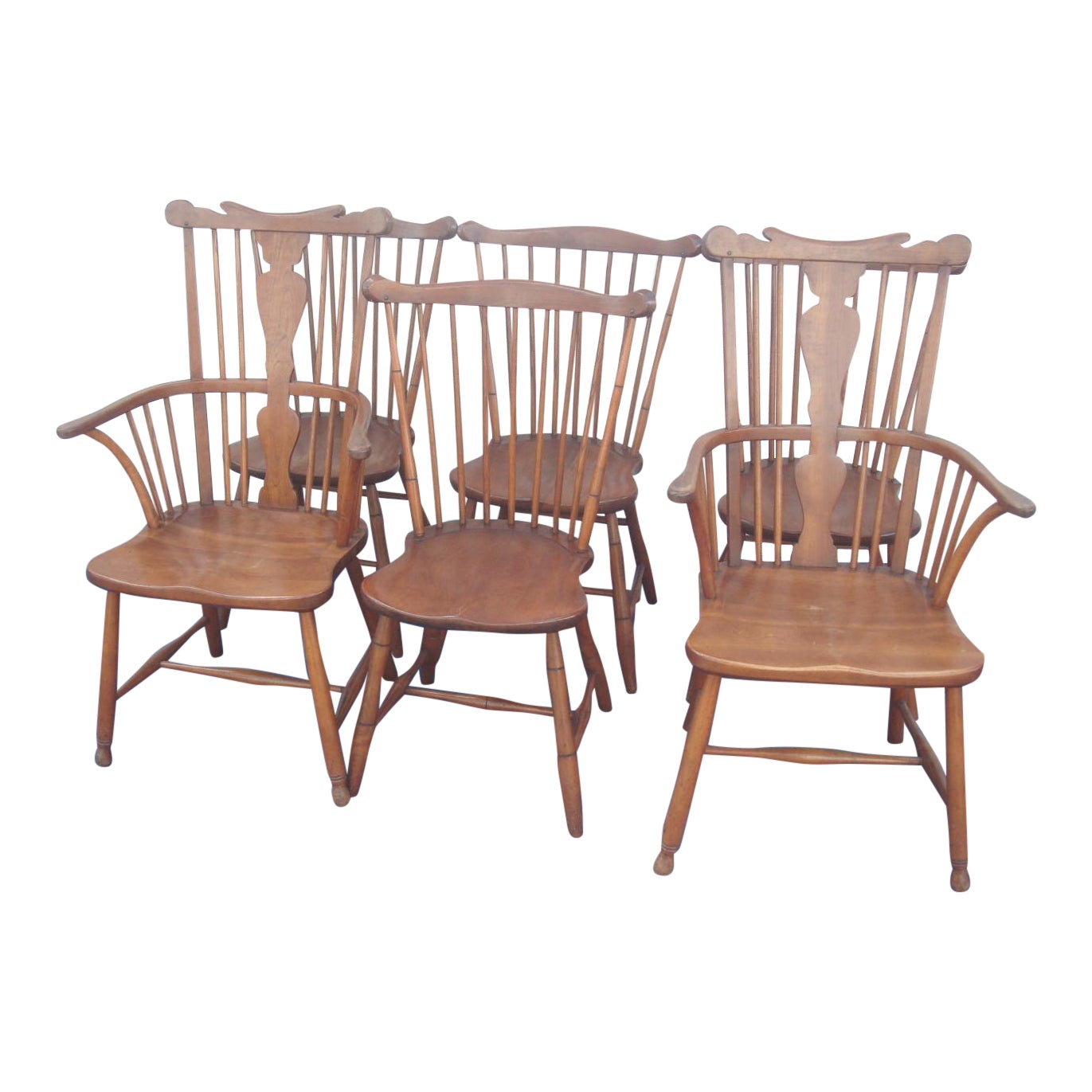 Stickley Windsor Back Dining Chairs Set of 6 Chairish