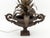 Metal Maison Jansen Style Cast Palm Leaf Motif Lamp For Sale - Image 7 of 8