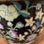 Vintage Chinese Hand Painted Family Noire Porcelain Jardiniere/Cachepot For Sale - Image 9 of 12