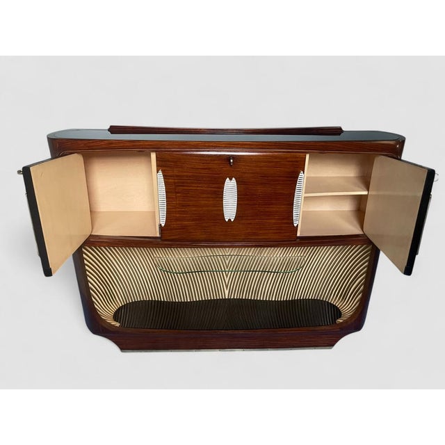 Italian Mid-Century Modern Teak Sideboard by Vittorio Dassi, 1950s For Sale - Image 9 of 18