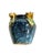 Blue Vintage Italian Majolica Frog-Handle Cachepot Planter | Blue Glazed Pottery Vase, 4” For Sale - Image 8 of 10