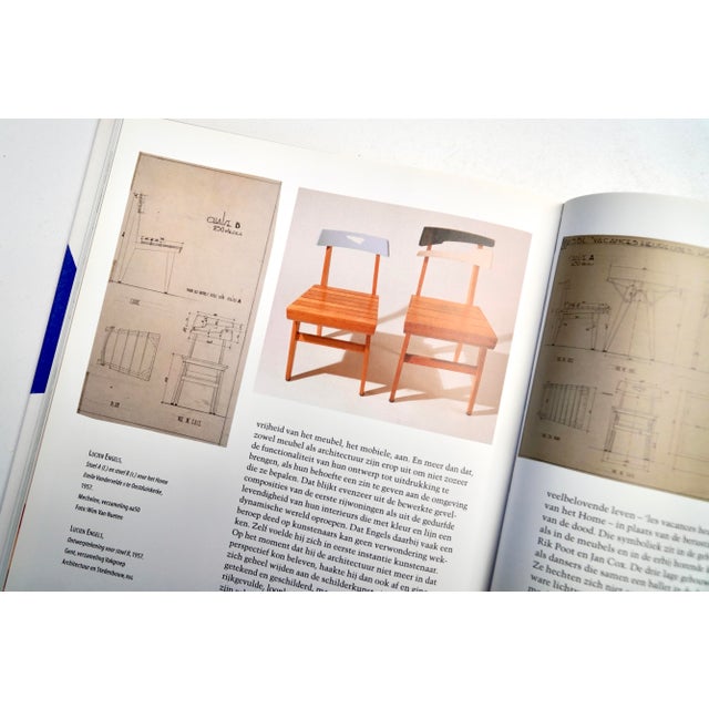 1950s Blue Chair by Lucien Engels for Home Emile Vandervelde II, Belgium, 1954 For Sale - Image 5 of 14