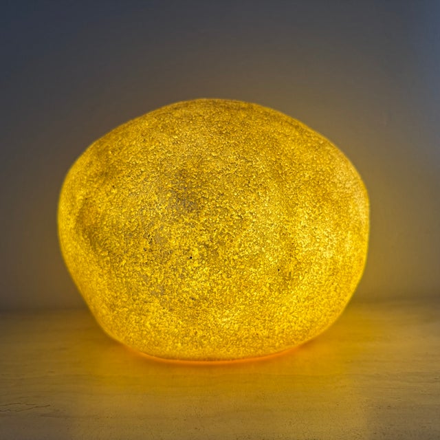 Mid-Century Modern Moon Rock Table Lamp, 1970s For Sale - Image 10 of 18