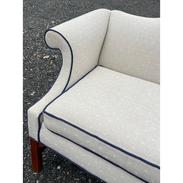 Chippendale Ethan Allen Chippendale Camelback Sofa For Sale - Image 3 of 9
