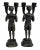 Pair of Vintage Bronze Finished Soldiers Candle Holders - a Pair For Sale In Birmingham - Image 6 of 10