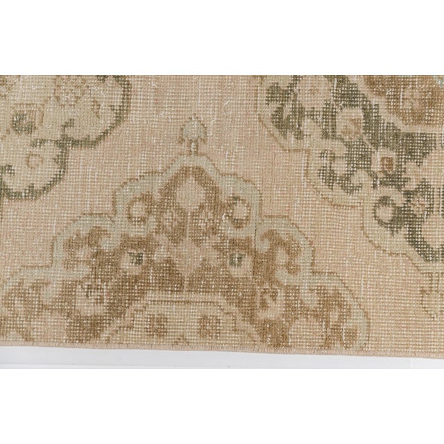 1960s 1960s Neutral Corridor Rug For Sale - Image 5 of 9