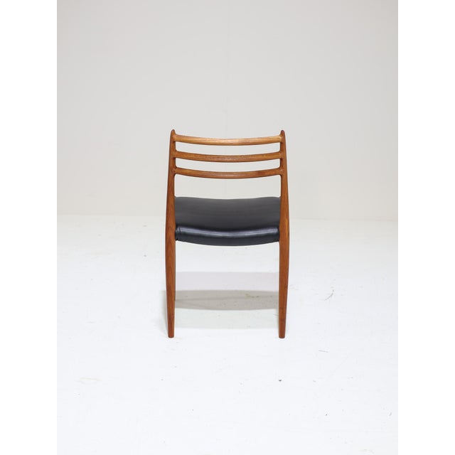Model 78 Dining Chairs in Teak by Niels Otto Møller for J.L. Møllers, Denmark, 1960s, Set of 6 For Sale - Image 4 of 14