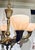 Myran Allan Luxury Lighting Neoclassical Bronze and Alabaster Chandelier For Sale - Image 4 of 6