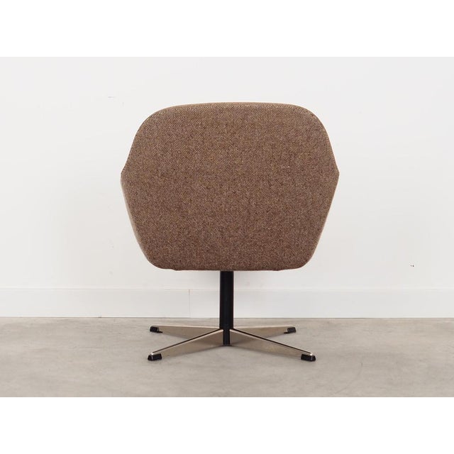 1970s Danish Brown Armchair, 1970s For Sale - Image 5 of 16