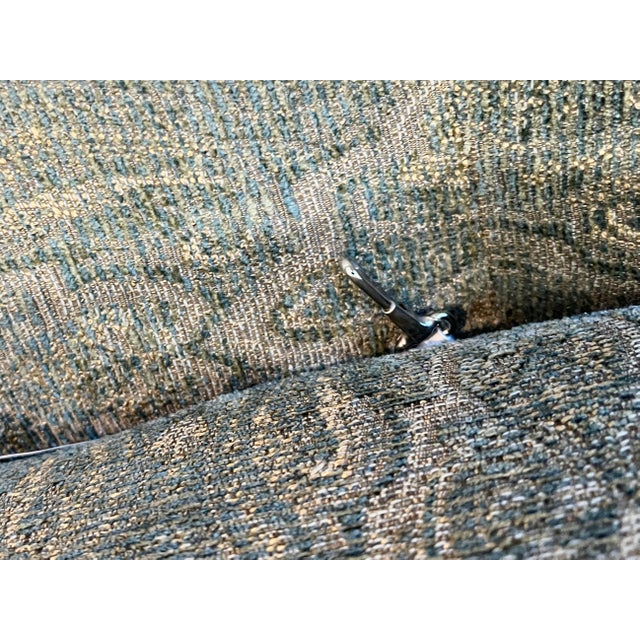 2000 - 2009 Contemporary 8’ Custom Made Curved Sofa For Sale - Image 5 of 9