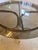 Round Dining Table in Tinted Glass and Chrome For Sale - Image 5 of 11