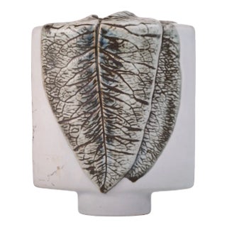 Studio Line Sculptural Leaf Vase by Antje Bruggemann for Rosenthal, Germany, 1980s For Sale