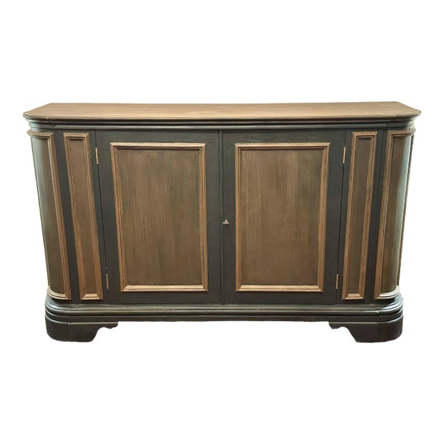 Distressed Painted Credenza by Banks Coldstone Co, High Point Nc For Sale