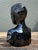 Late 20th Century Vintage Glazed Ceramic Bust of Man For Sale - Image 5 of 12