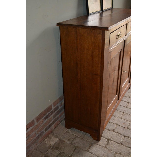 Brown Art Deco Sideboard in Oak For Sale - Image 8 of 11