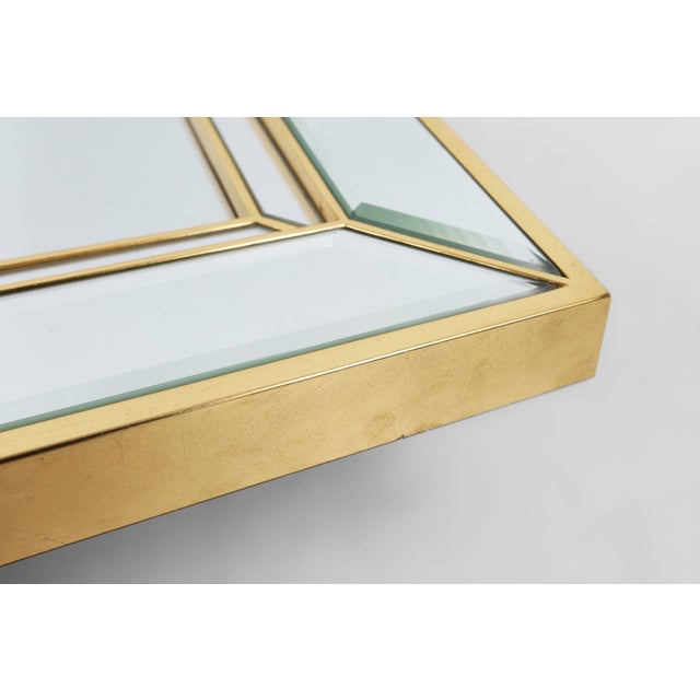 Gold Large Hollywood Regency Mirror by Deknudt, Belgium, 1980 For Sale - Image 8 of 14