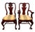 Thomas Chippendale Vintage Chippendale Style Mahogany Dining Chairs - Set of 6 For Sale - Image 4 of 10