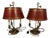 French Louis XVI Revival Bouillotte Table Lamps, Set of 2 For Sale