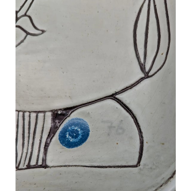 1970s Susana Espinosa Glazed Pottery Plate For Sale - Image 12 of 12