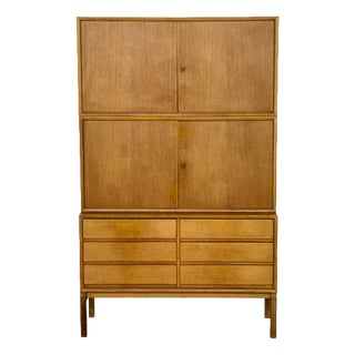 Vintage MTP Storage Cabinet in Oak by Marianne Richter for Ikea For Sale