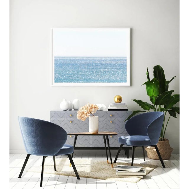 Not Yet Made - Made To Order Contemporary Minimalist Blue Ocean Art Print, 45 X 30" Photography Print, Coastal Florida Art, Gulf Coast Seascape, "Sunlight on the Gulf" For Sale - Image 5 of 10