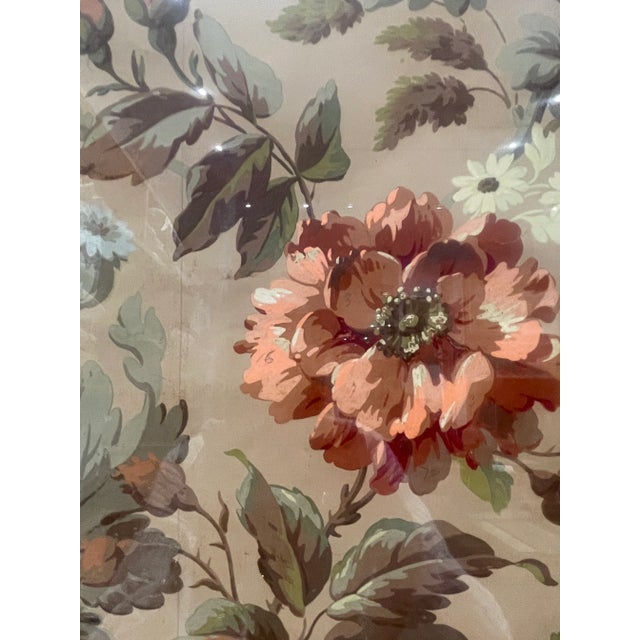 Paper Antique French Hand Painted Floral Art For Sale - Image 7 of 12