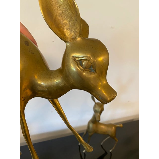 Figurative 1970s ‘Xl ‘Bambi’ Deer Pair For Sale - Image 3 of 7