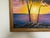 Purple M Gordon Signed Oil Painting Tropical Sunset Seascape Ocean Landscape Framed For Sale - Image 8 of 12