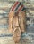 Vintage Rustic Carved Wood Mask For Sale - Image 11 of 11