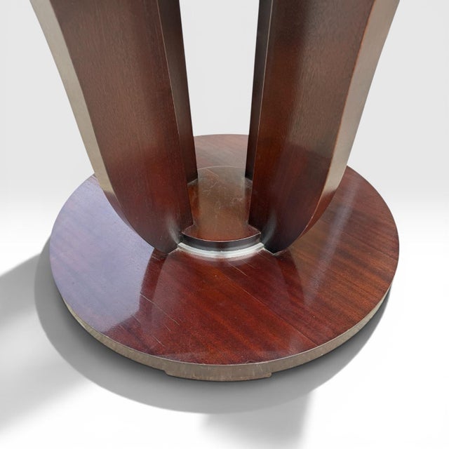2000 - 2009 Barbara Barry for Baker Large Art Deco Mahogany Dining Table For Sale - Image 5 of 8